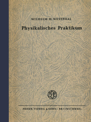 cover image of Physikalisches Praktikum